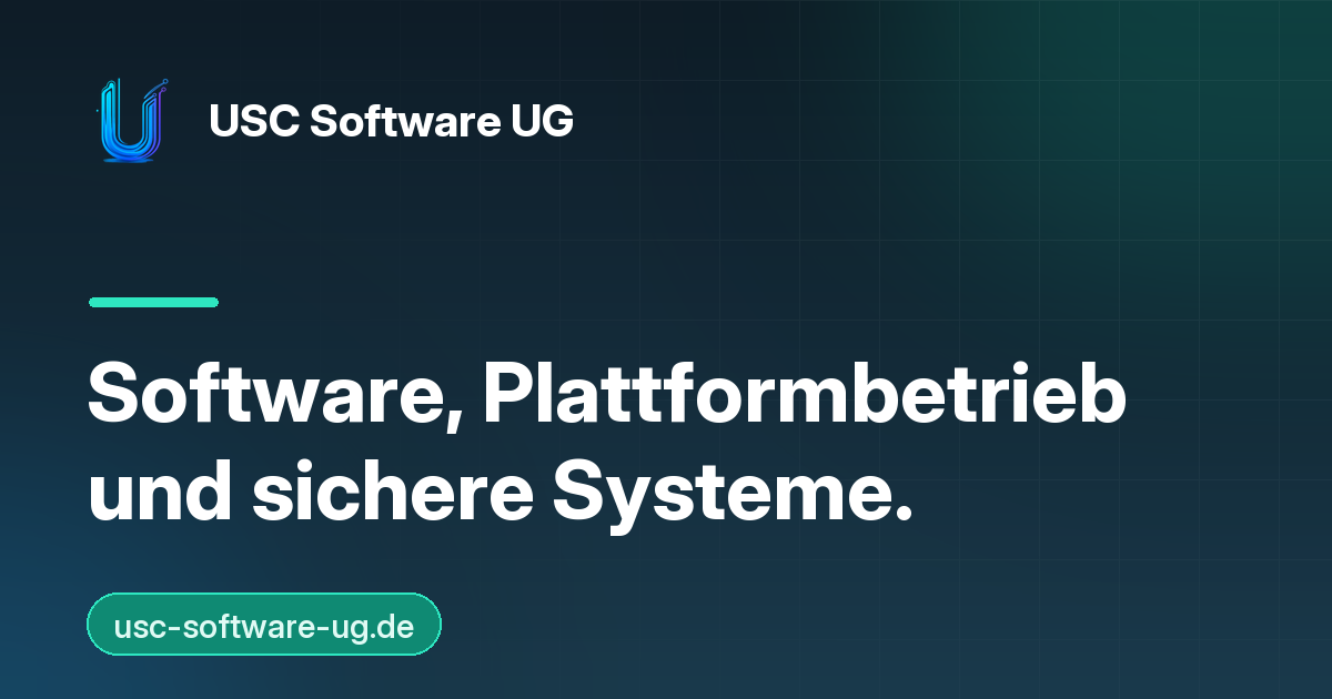 Ug Software Interface USC Software UG – Unternehmenssoftware, Kassensysteme & KI
